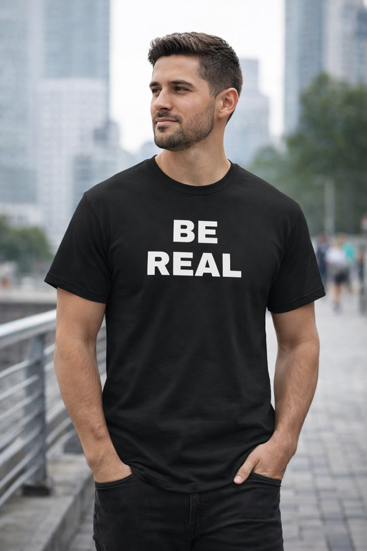BE REAL T-Shirt – Inspired Fight Tee (Mike Tyson Style)