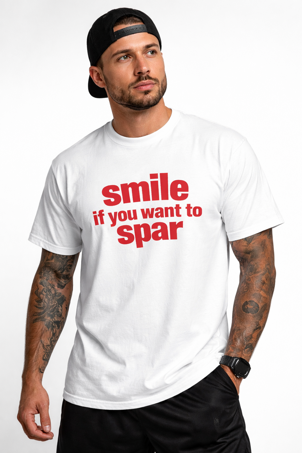 Smile If You Want to Spar – Fight Tee