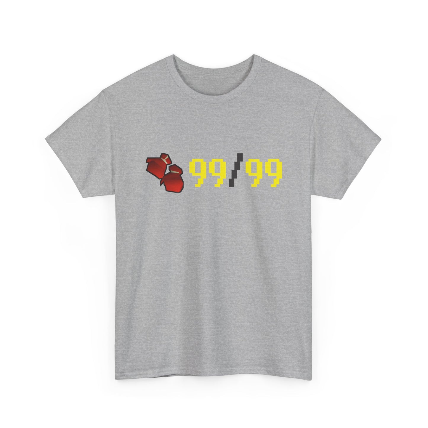 99/99 Combat Skill Maxed - Retro RPG Boxing Tee (Pixel Art Gamer Shirt)