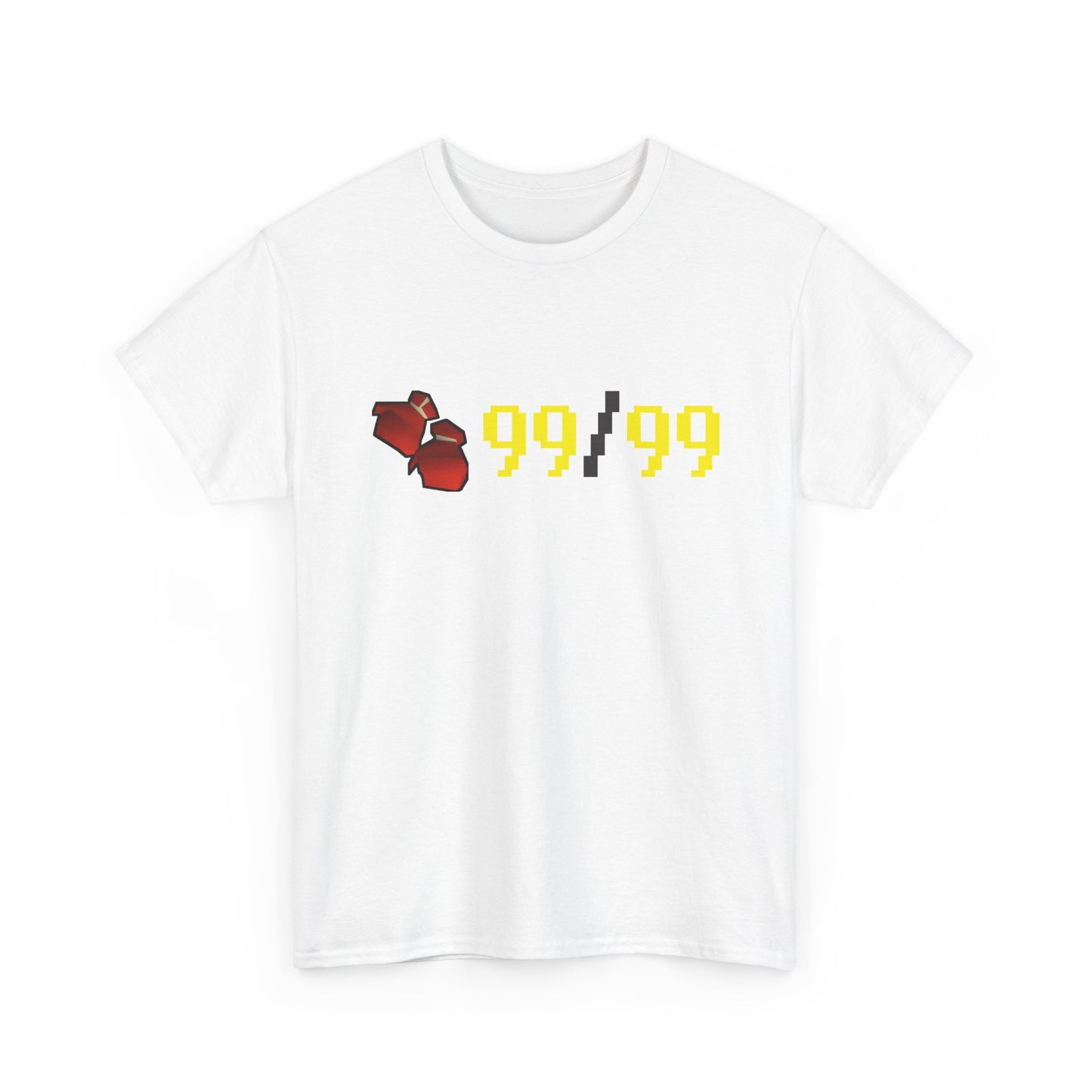 99/99 Combat Skill Maxed - Retro RPG Boxing Tee (Pixel Art Gamer Shirt)