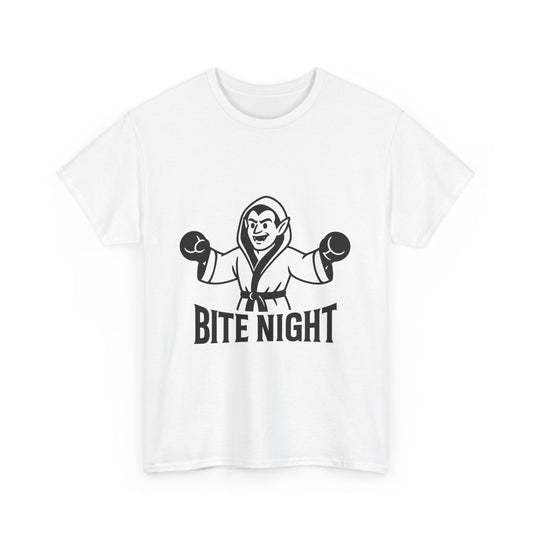Bite Night Vampire Boxing T-Shirt - Funny Halloween Fighter Tee