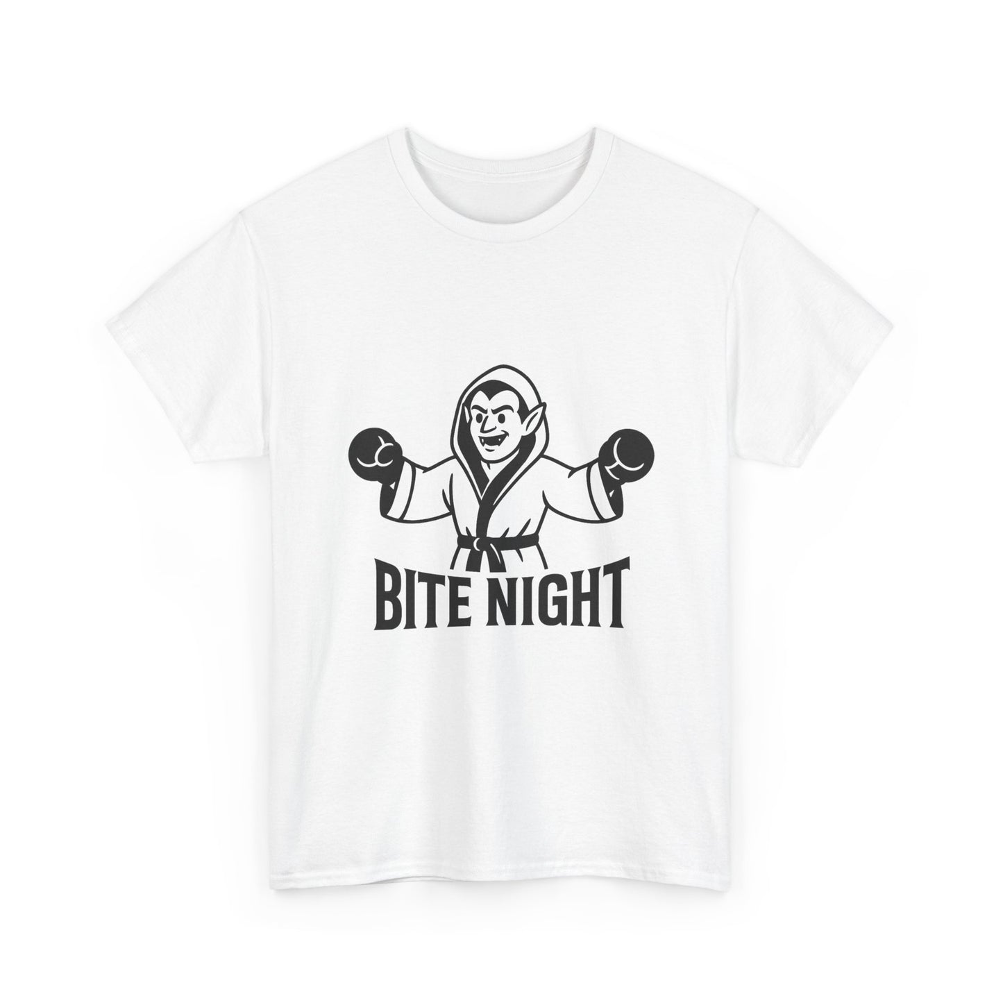 Bite Night Vampire Boxing T-Shirt - Funny Halloween Fighter Tee