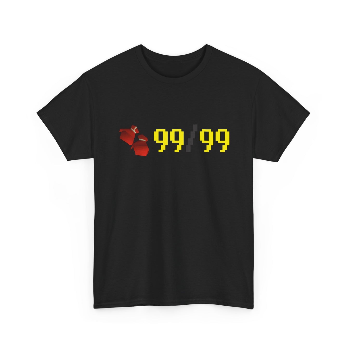 99/99 Combat Skill Maxed - Retro RPG Boxing Tee (Pixel Art Gamer Shirt)