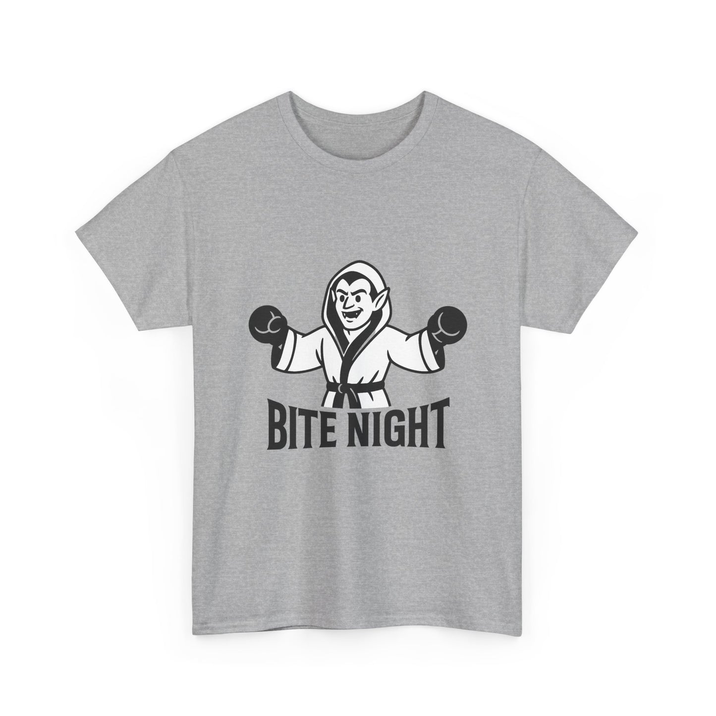 Bite Night Vampire Boxing T-Shirt - Funny Halloween Fighter Tee